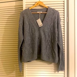 Splendid 100% cashmere cardigan sweater